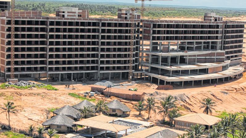 Obras atrasadas Hard Rock Hotel Fortaleza
